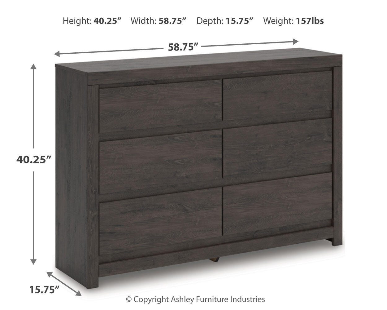 Fraluna Panel Storage Bed and Dresser