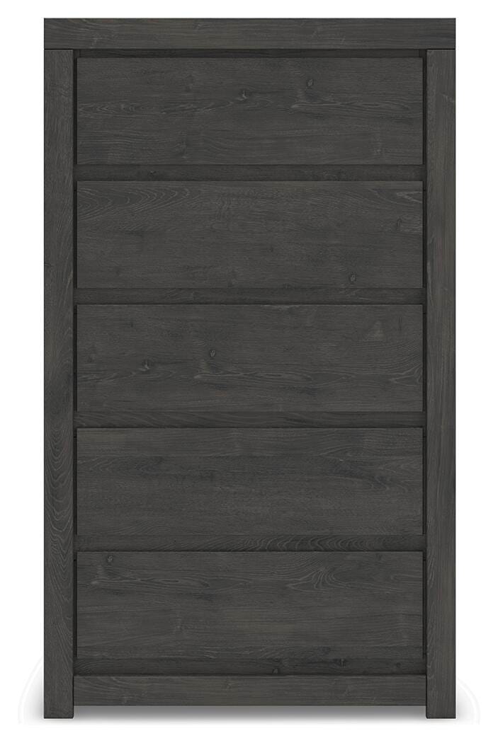 Fraluna Panel Storage Bed, Dresser, Mirror, Chest and 2 Nightstands