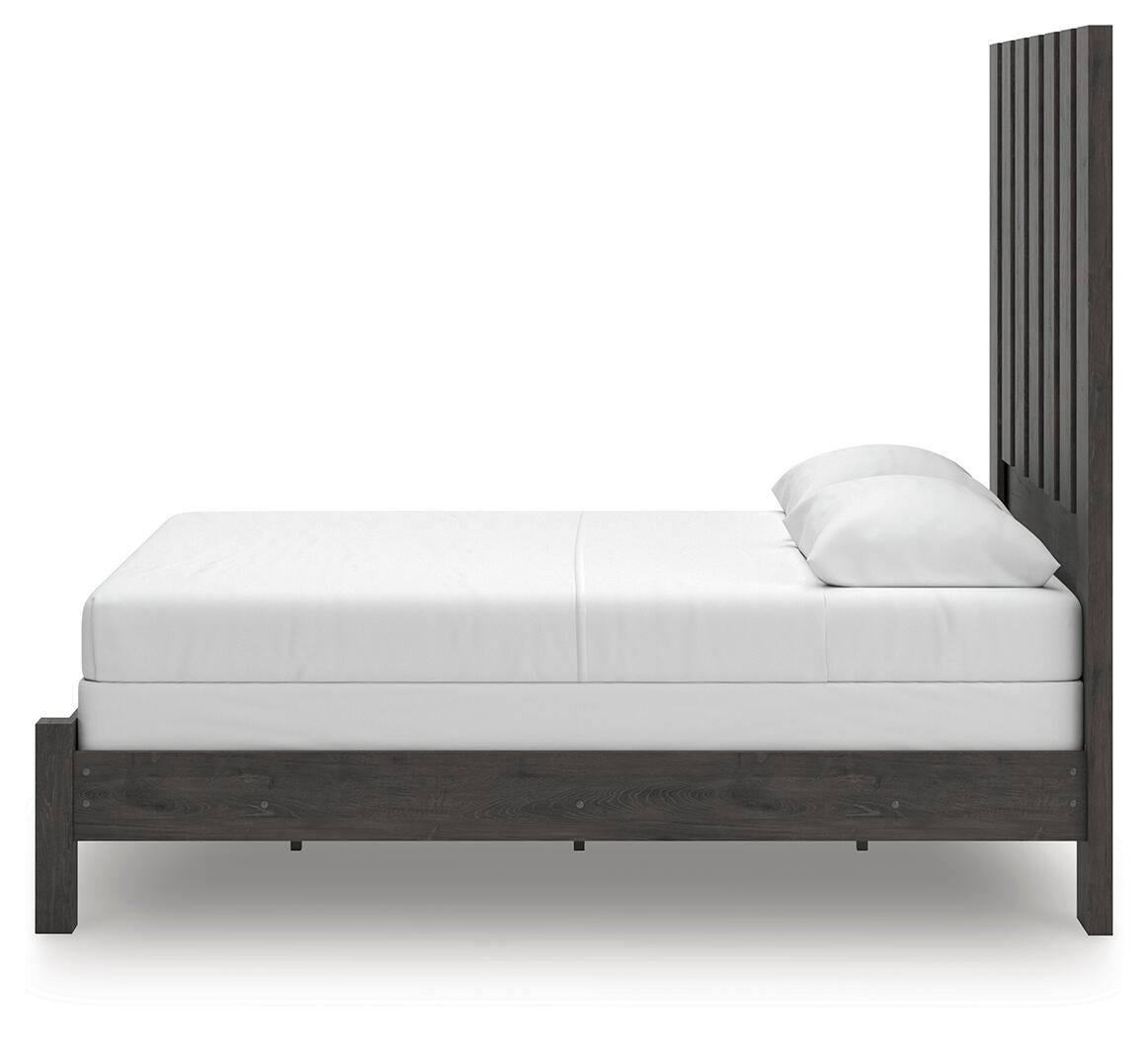 Fraluna Panel Bed, Dresser, Mirror and Chest