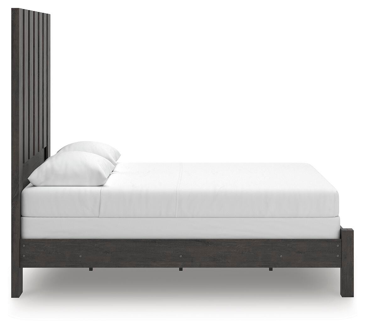 Fraluna Panel Bed, Dresser, Mirror and Chest