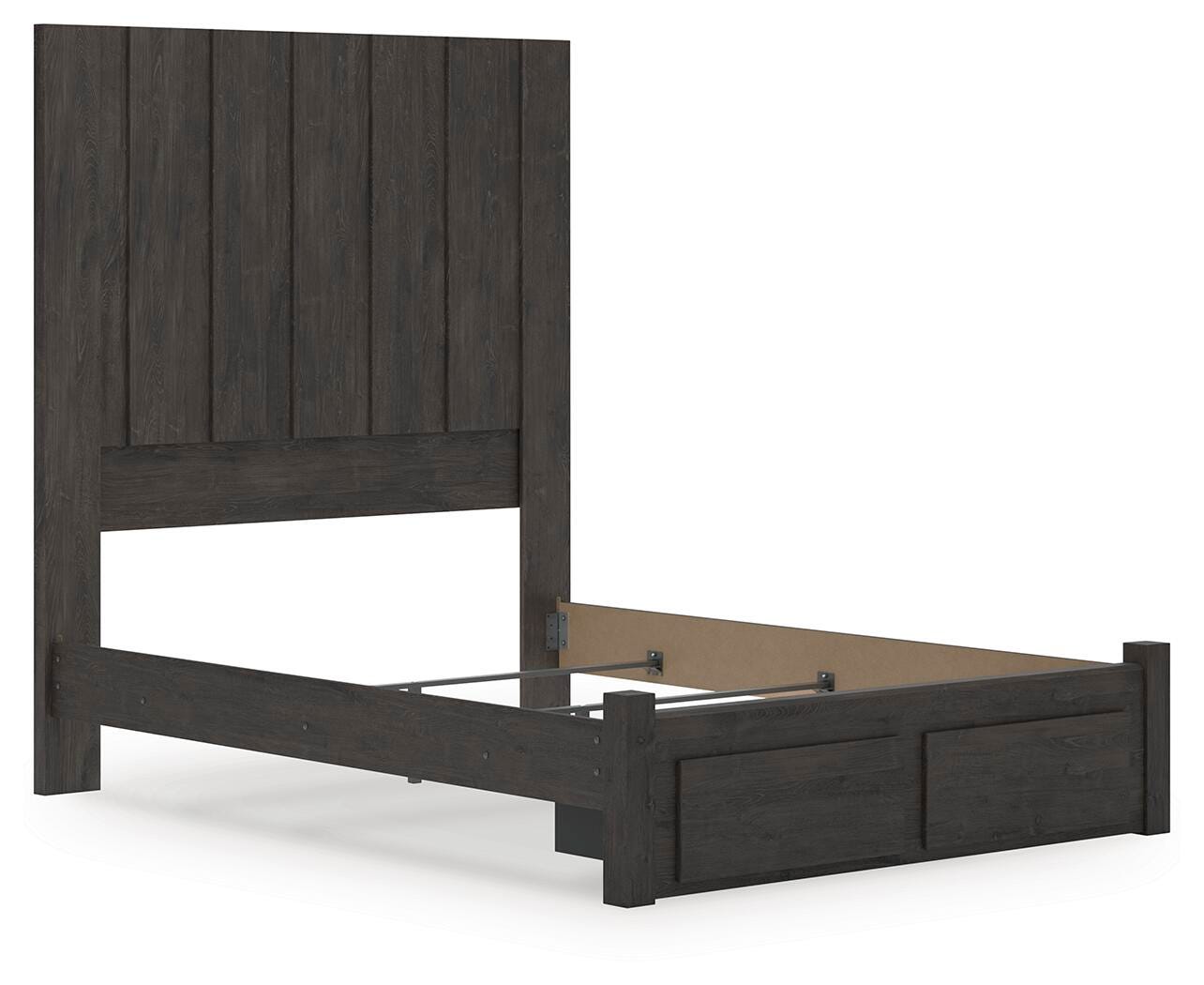 Fraluna Panel Storage Bed, Dresser, Mirror and Nightstand