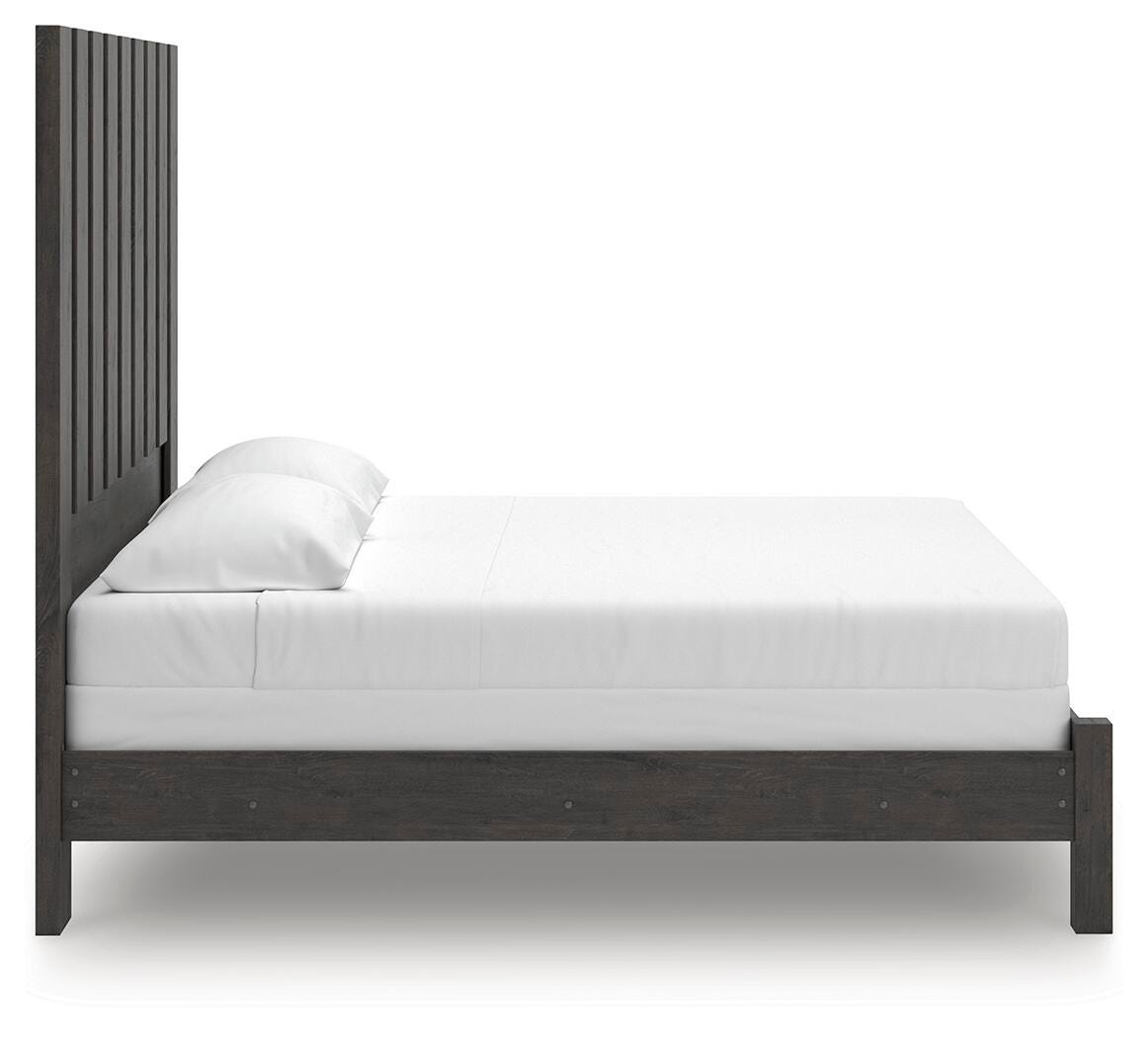 Fraluna Panel Bed, Dresser, Mirror, Chest and Nightstand