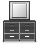 Zuraleus Upholstered Bed, Dresser and Mirror