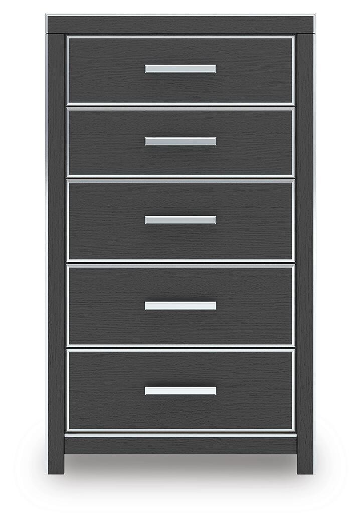 Zuraleus Upholstered Bed, 2 Chests and 2 Nightstands