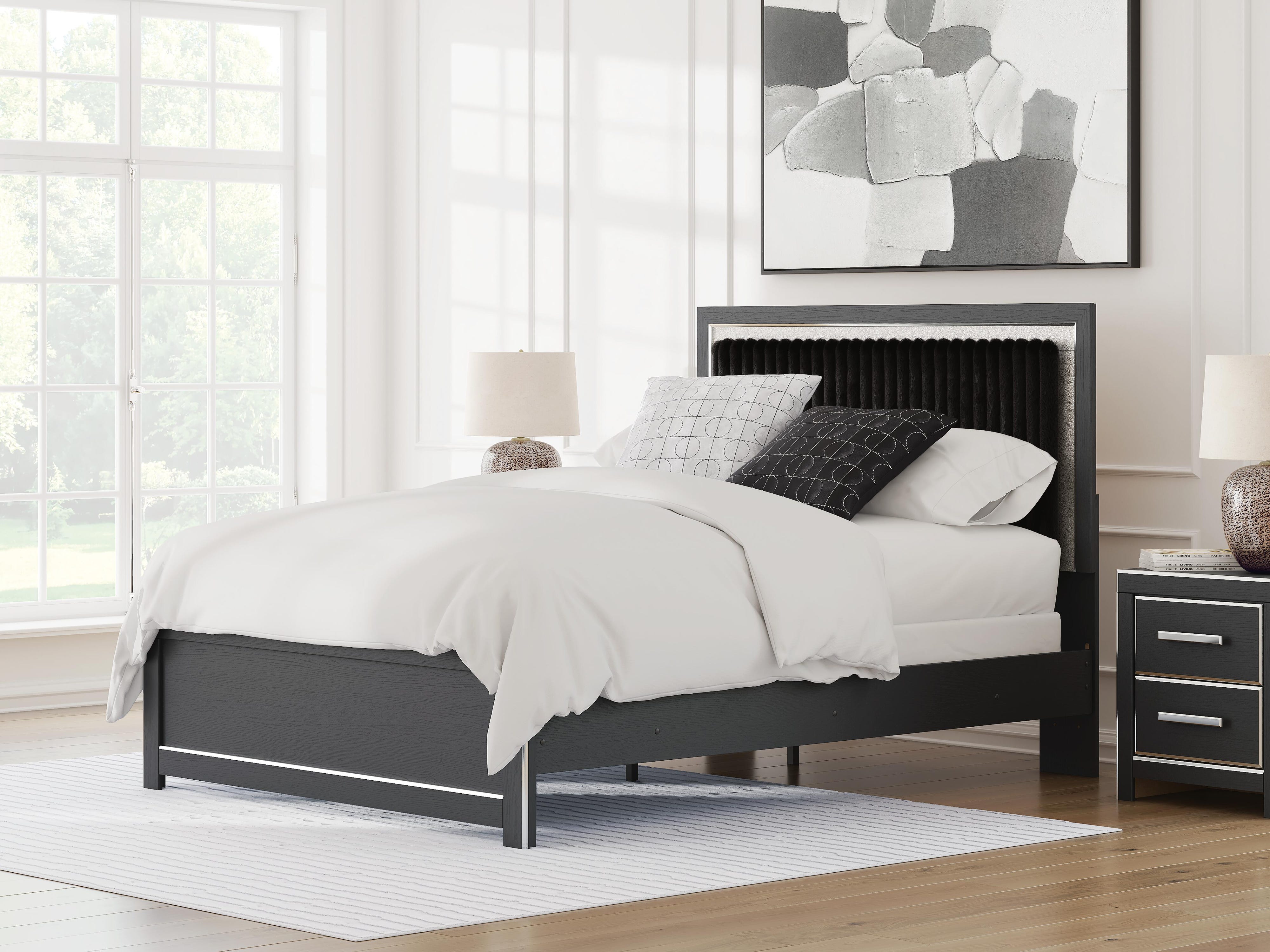 Zuraleus Upholstered Panel Bed