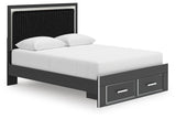Zuraleus Upholstered Panel Platform Storage Bed