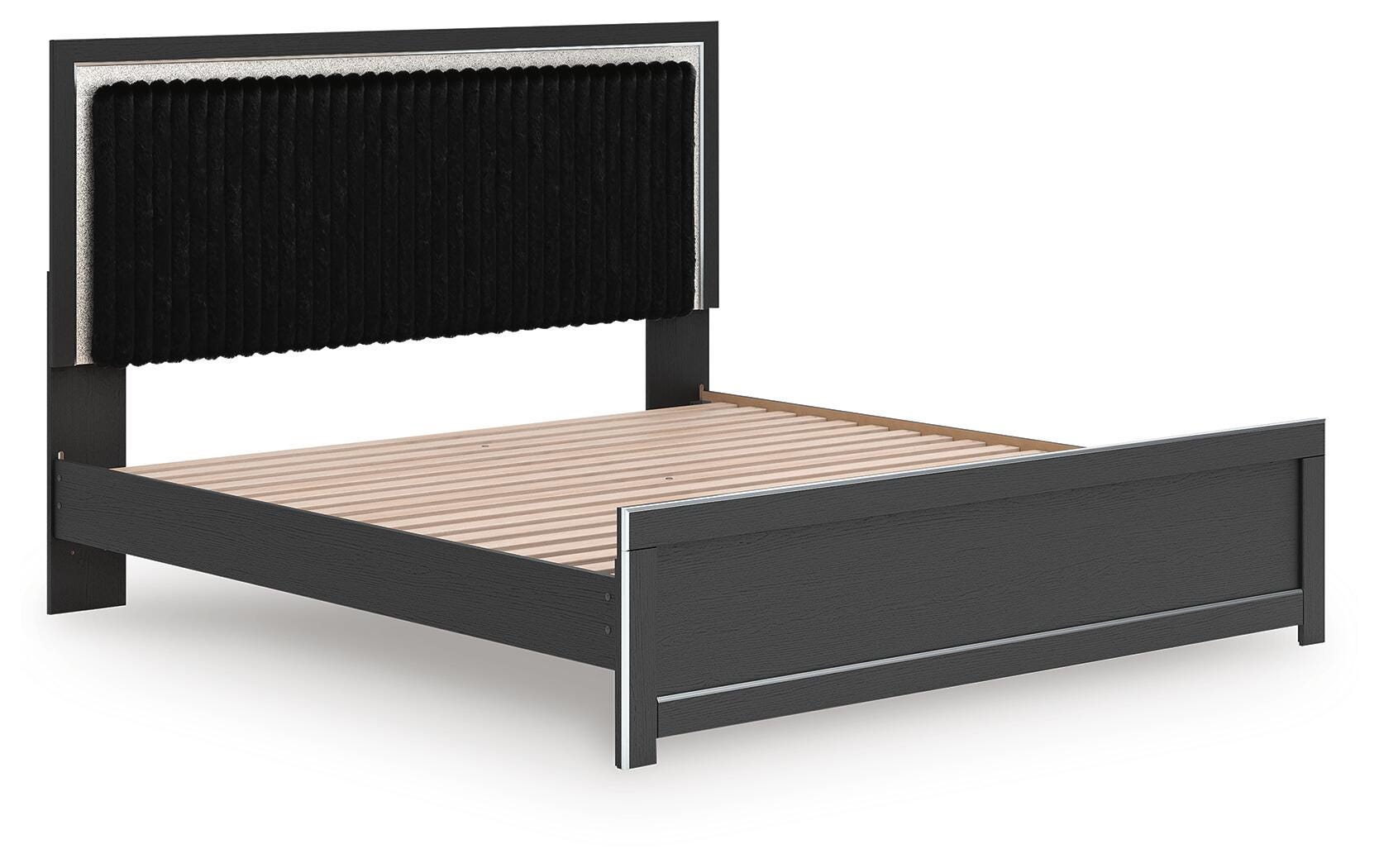 Zuraleus Upholstered Panel Platform Bed