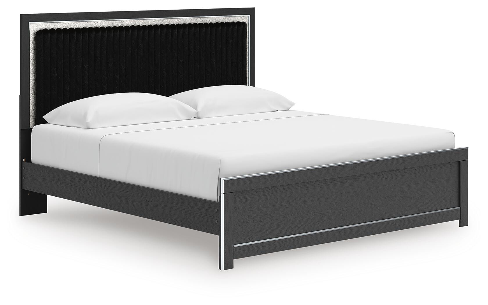 Zuraleus Upholstered Panel Platform Bed