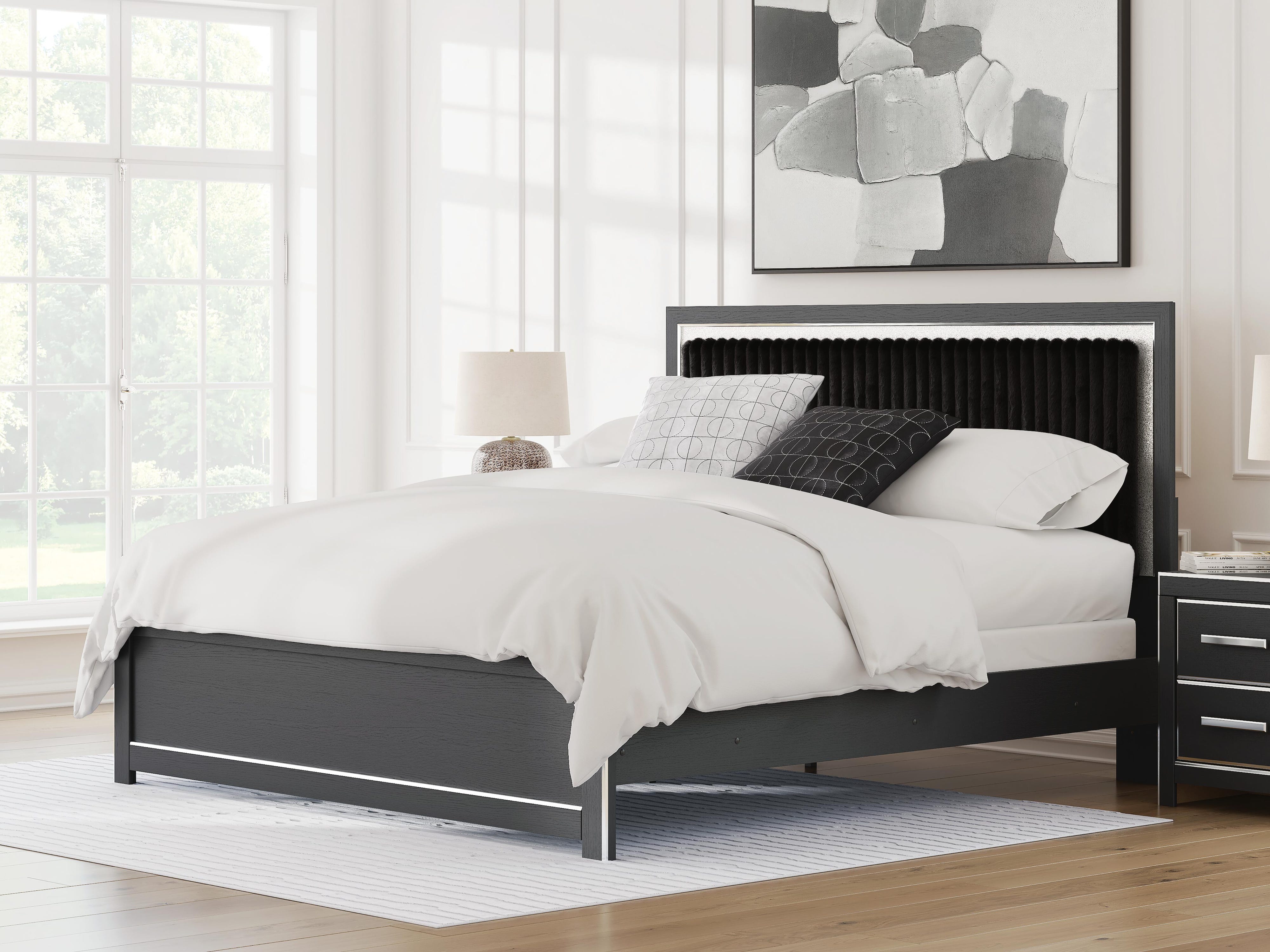 Zuraleus Upholstered Panel Bed