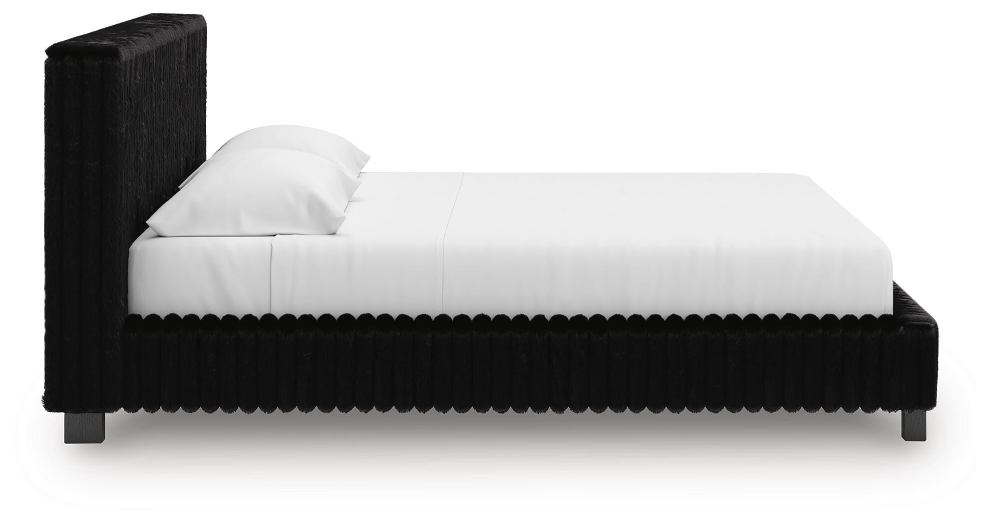 Zuraleus Upholstered Bed, 2 Chests and 2 Nightstands