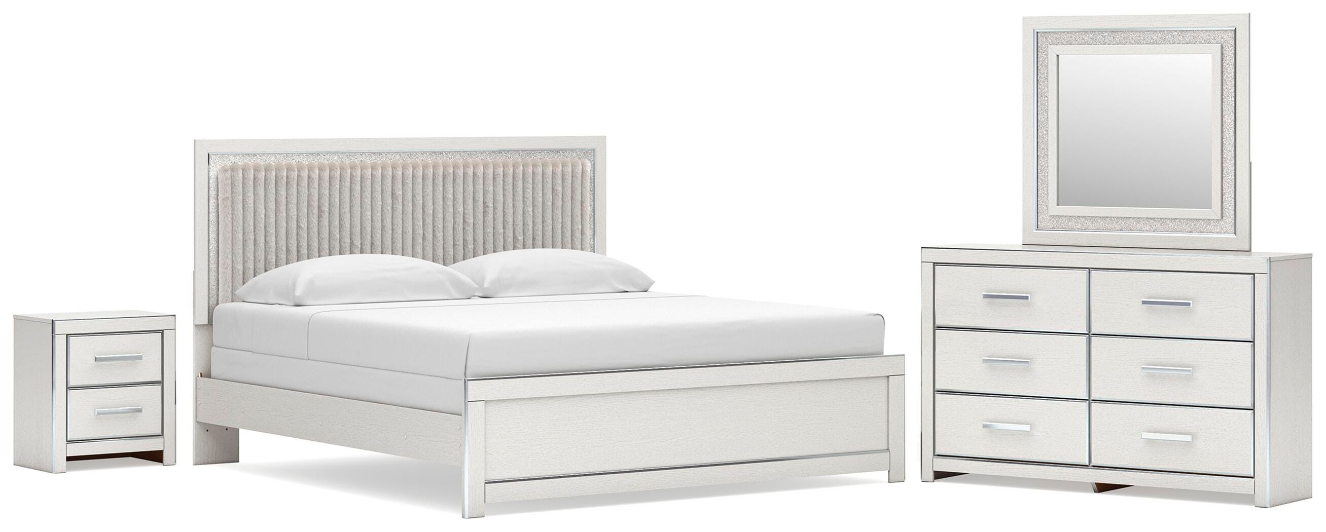 Zuraleus Panel Bed, Dresser, Mirror and Nightstand
