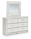 Zuraleus Upholstered Bed, Dresser, Mirror and Chest