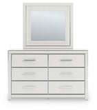 Zuraleus Upholstered Bed, Dresser, Mirror, Chest and Nightstand