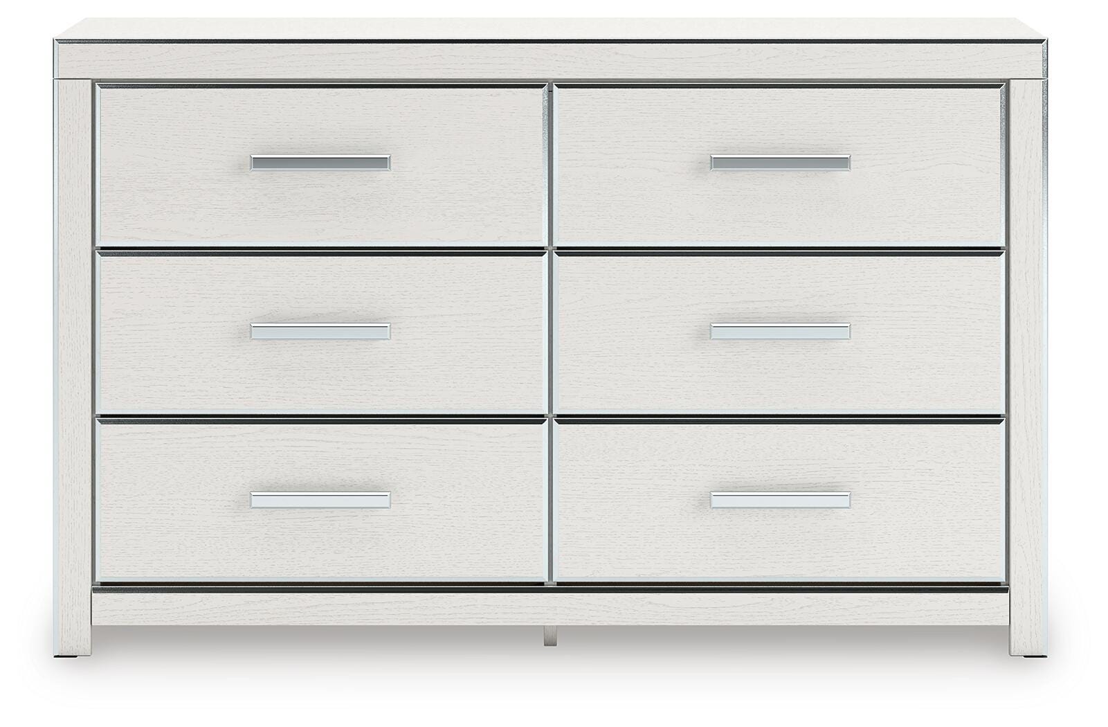 Zuraleus Upholstered Panel Platform Bed, Dresser and Nightstand