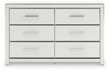 Zuraleus Upholstered Panel Bed, Dresser and Nightstand