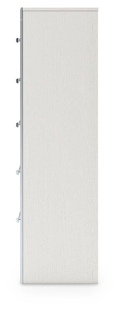 Zuraleus Upholstered Panel Platform Bed, Dresser, Mirror and Chest