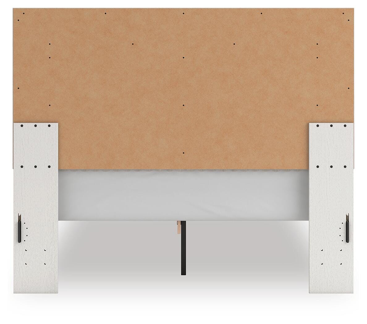 Zuraleus Upholstered Panel Platform Bed, Dresser and Nightstand