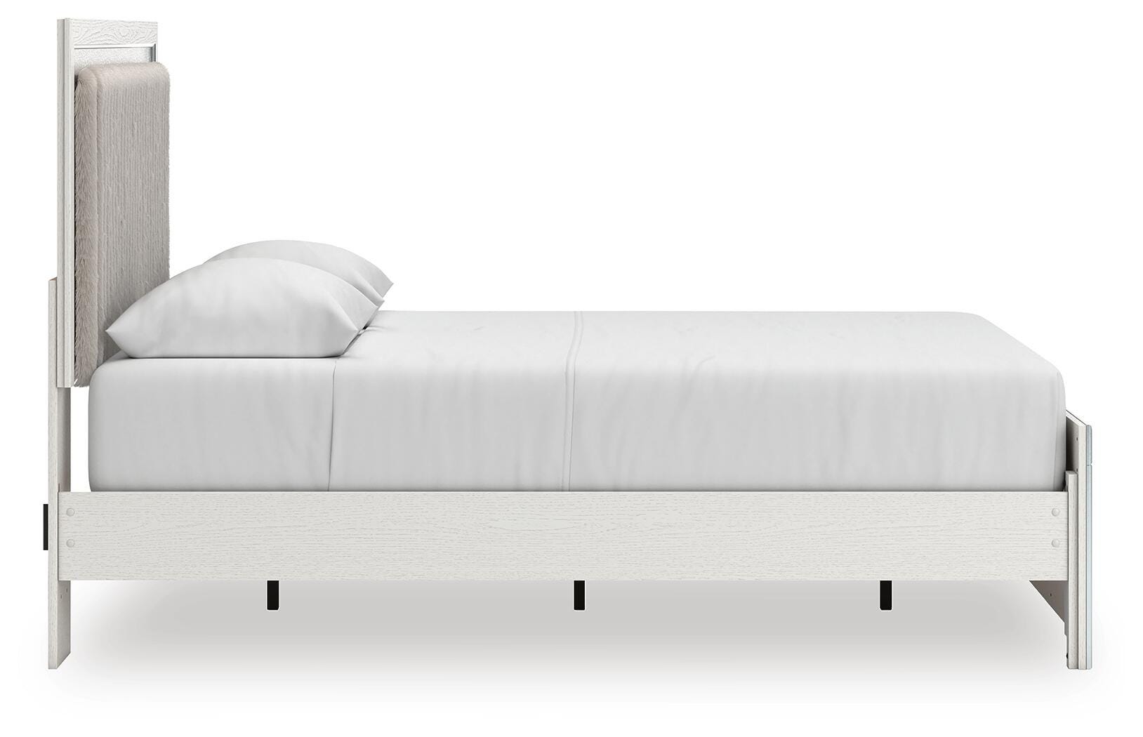 Zuraleus Upholstered Panel Platform Bed, Dresser, Mirror, Chest and Nightstand
