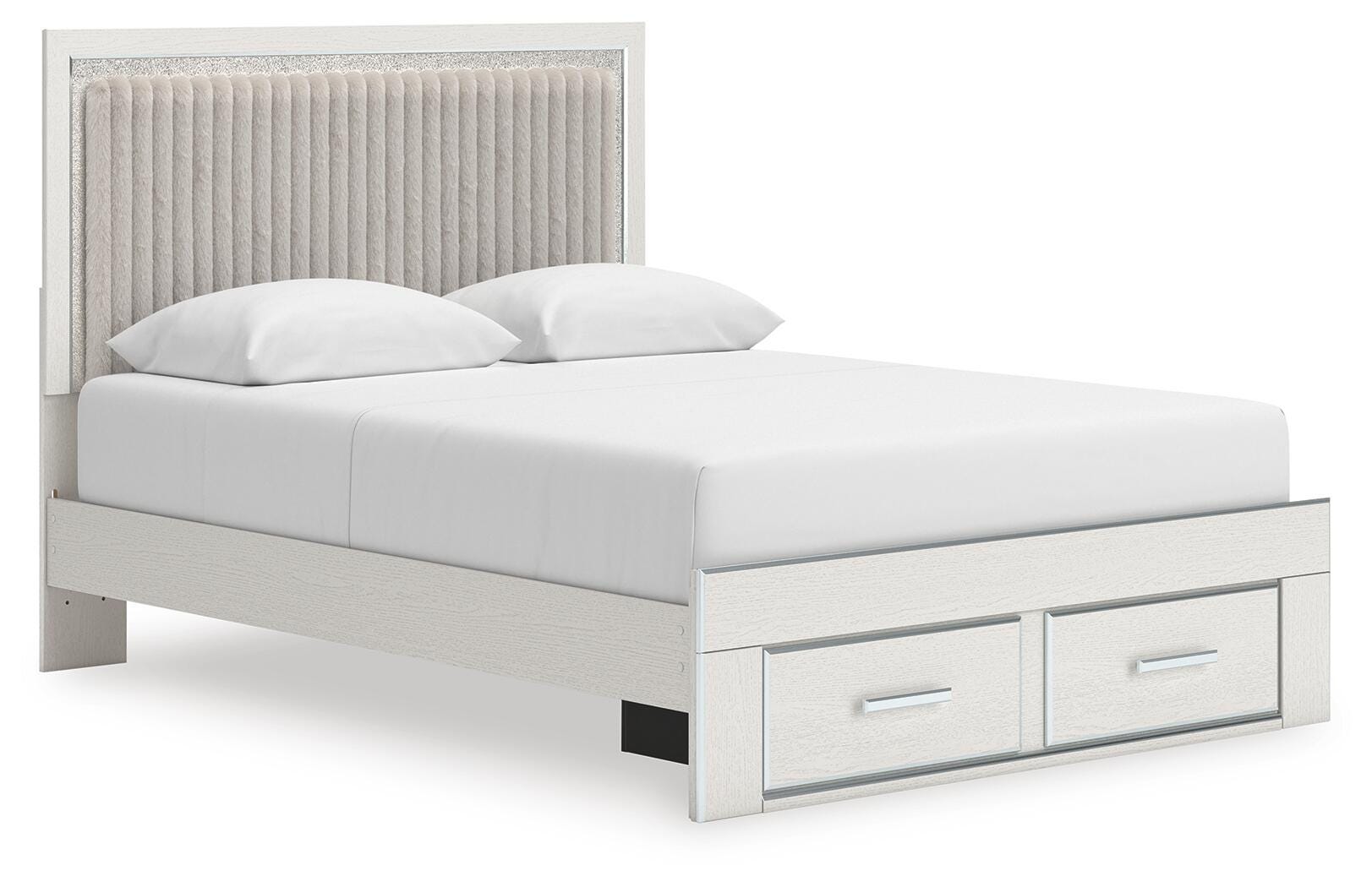 Zuraleus Upholstered Panel Platform Storage Bed