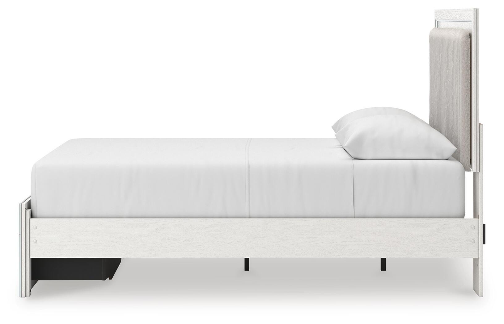 Zuraleus Upholstered Panel Platform Storage Bed and Dresser