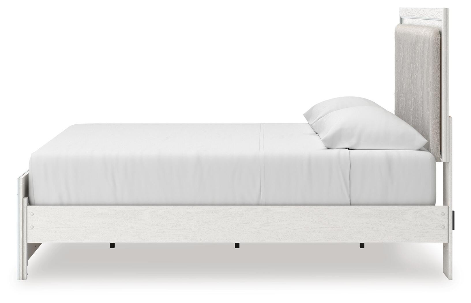 Zuraleus Upholstered Panel Platform Bed, Dresser, Mirror, Chest and Nightstand