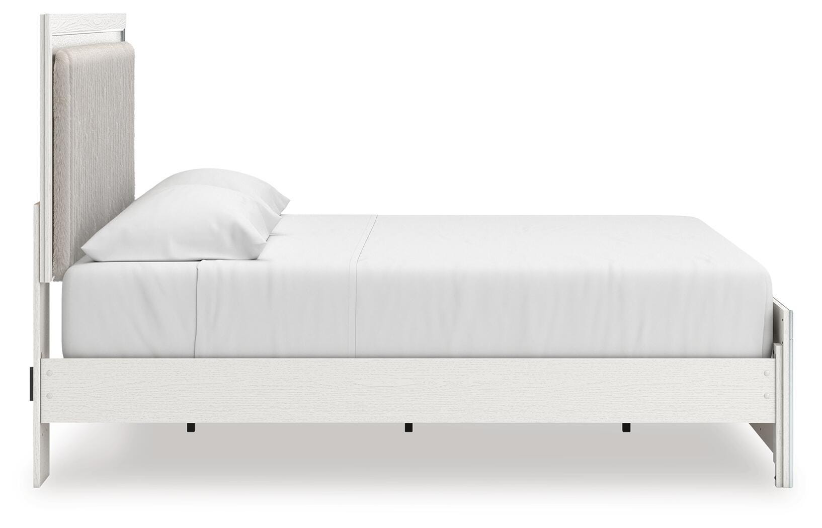 Zuraleus Upholstered Panel Platform Bed, Dresser and Chest