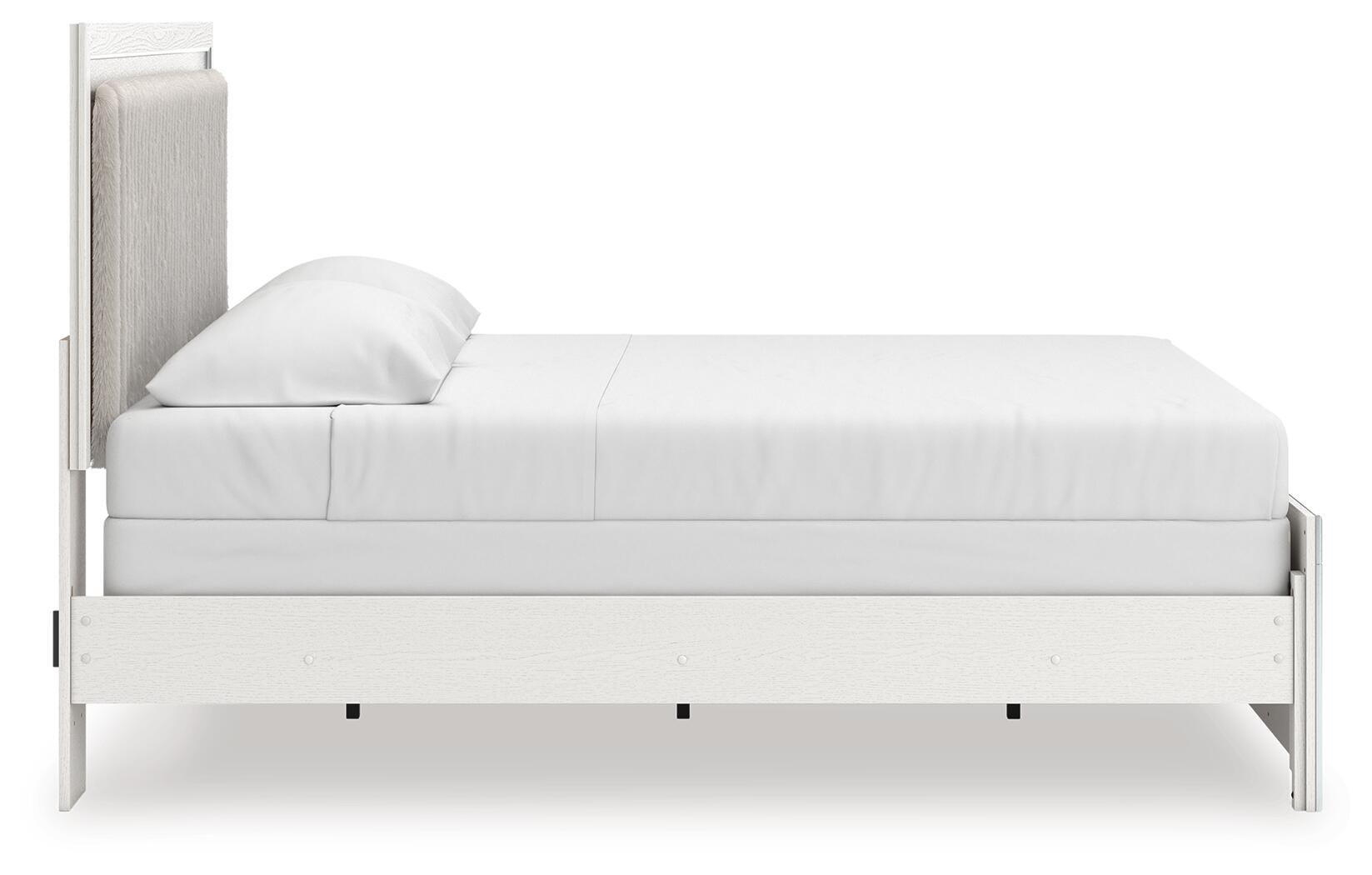 Zuraleus Upholstered Panel Bed, Dresser, Mirror, Chest and Nightstand
