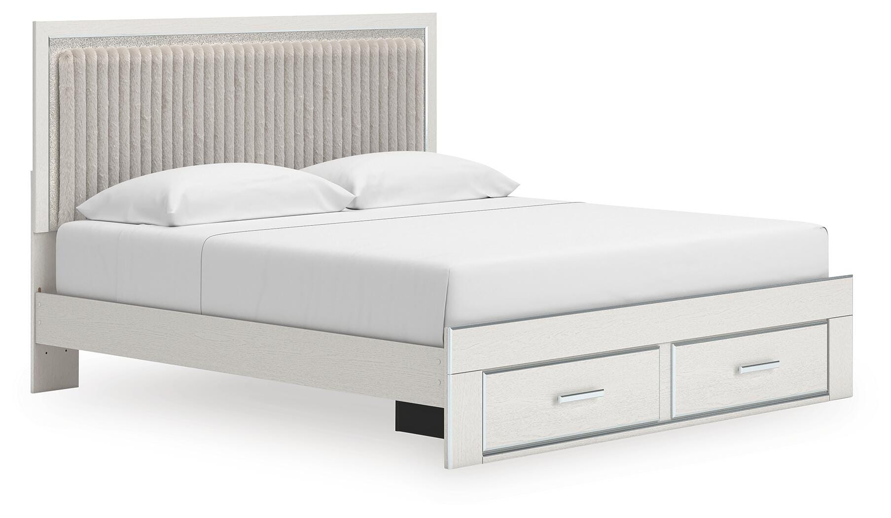 Zuraleus Upholstered Panel Platform Storage Bed