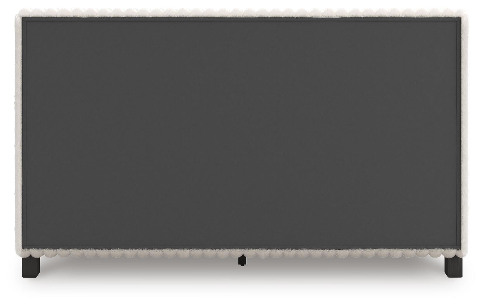 Zuraleus Upholstered Bed, Dresser and Nightstand