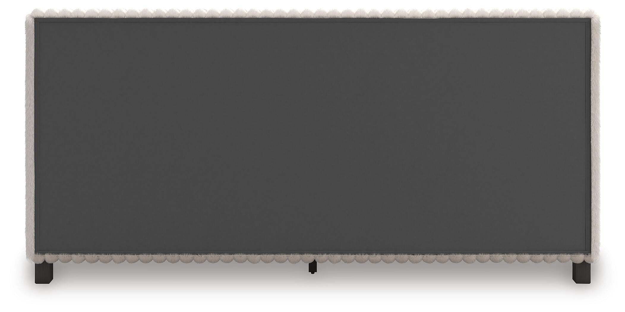 Zuraleus Upholstered Bed, Chest and Nightstand