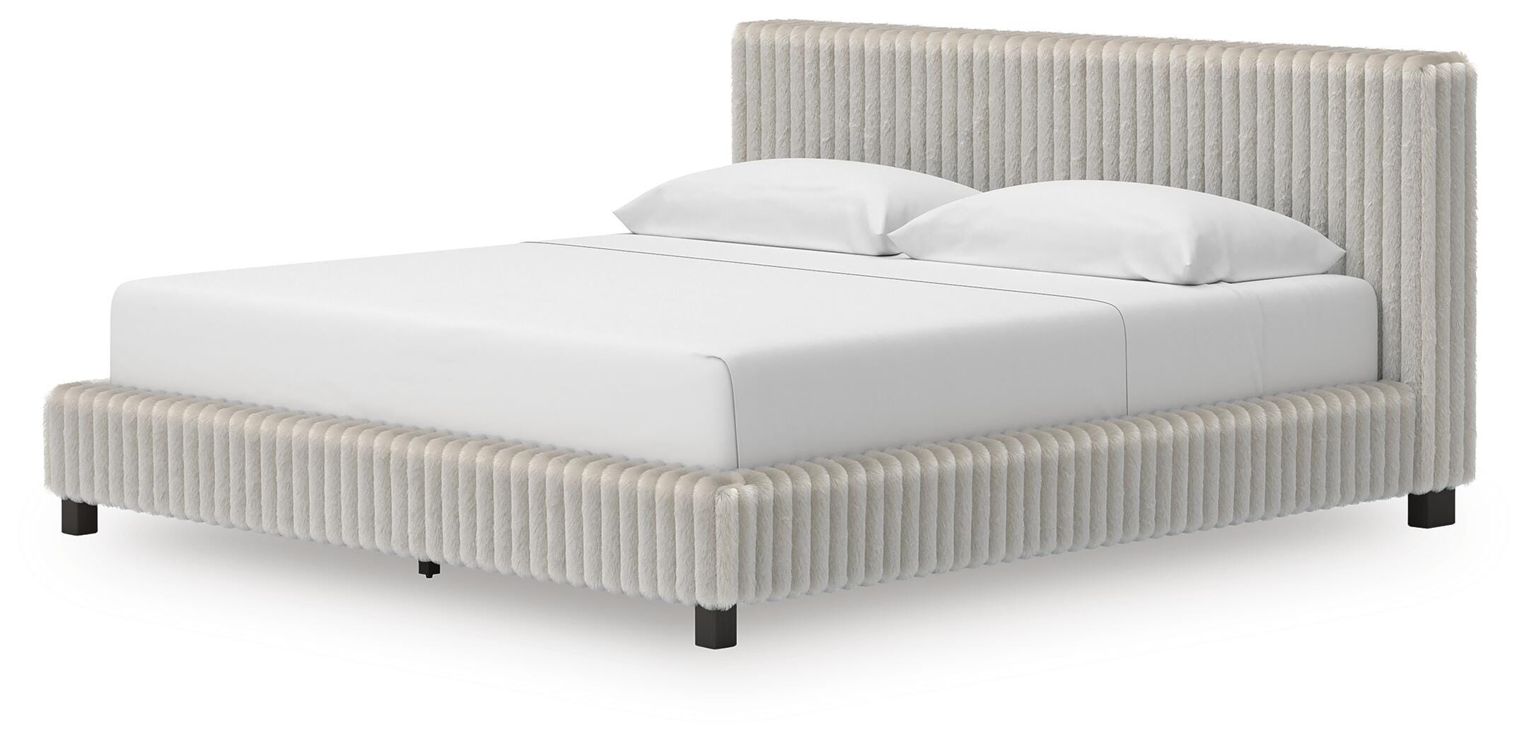 Zuraleus Upholstered Bed and Dresser