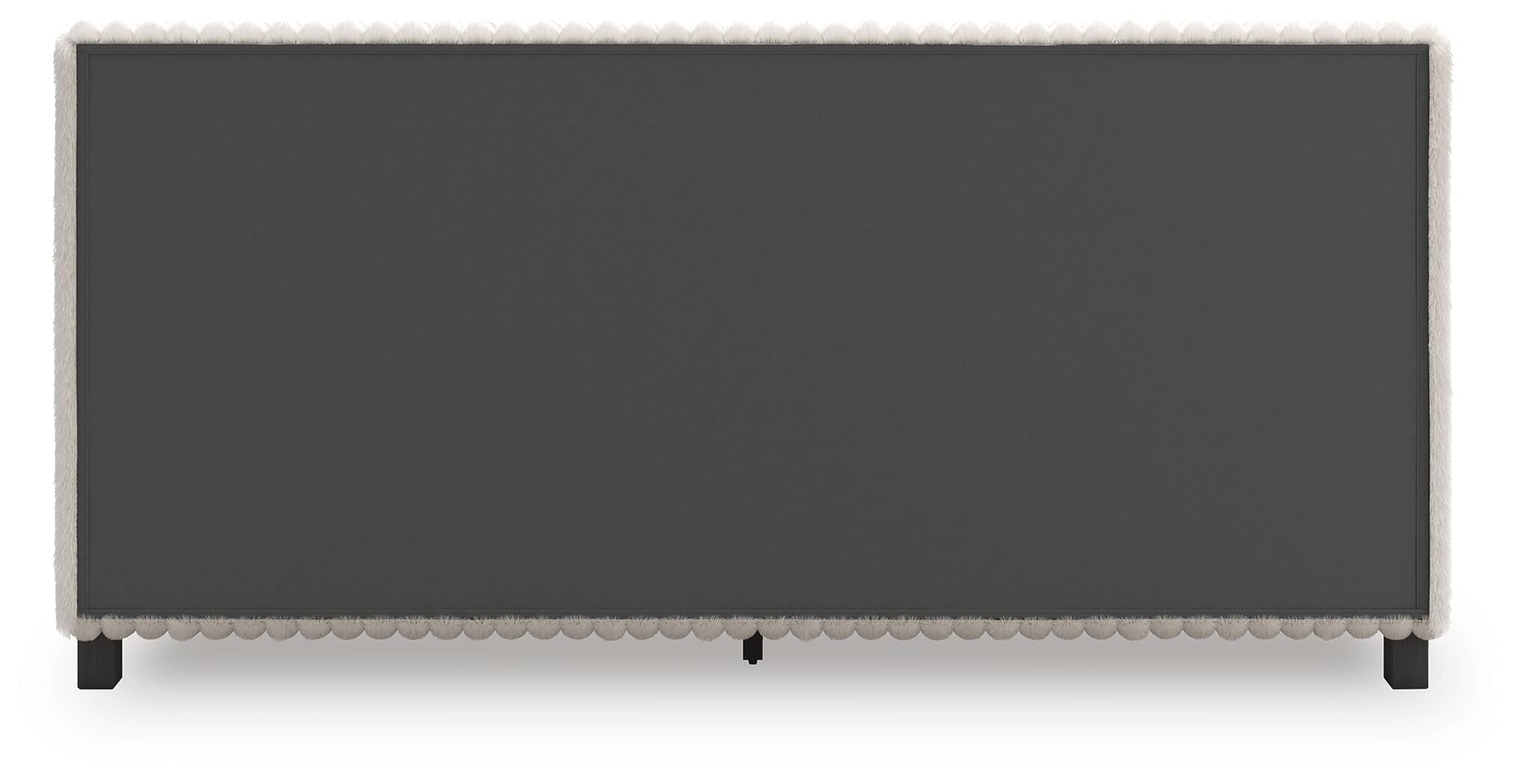 Zuraleus Upholstered Bed, Chest and Nightstand