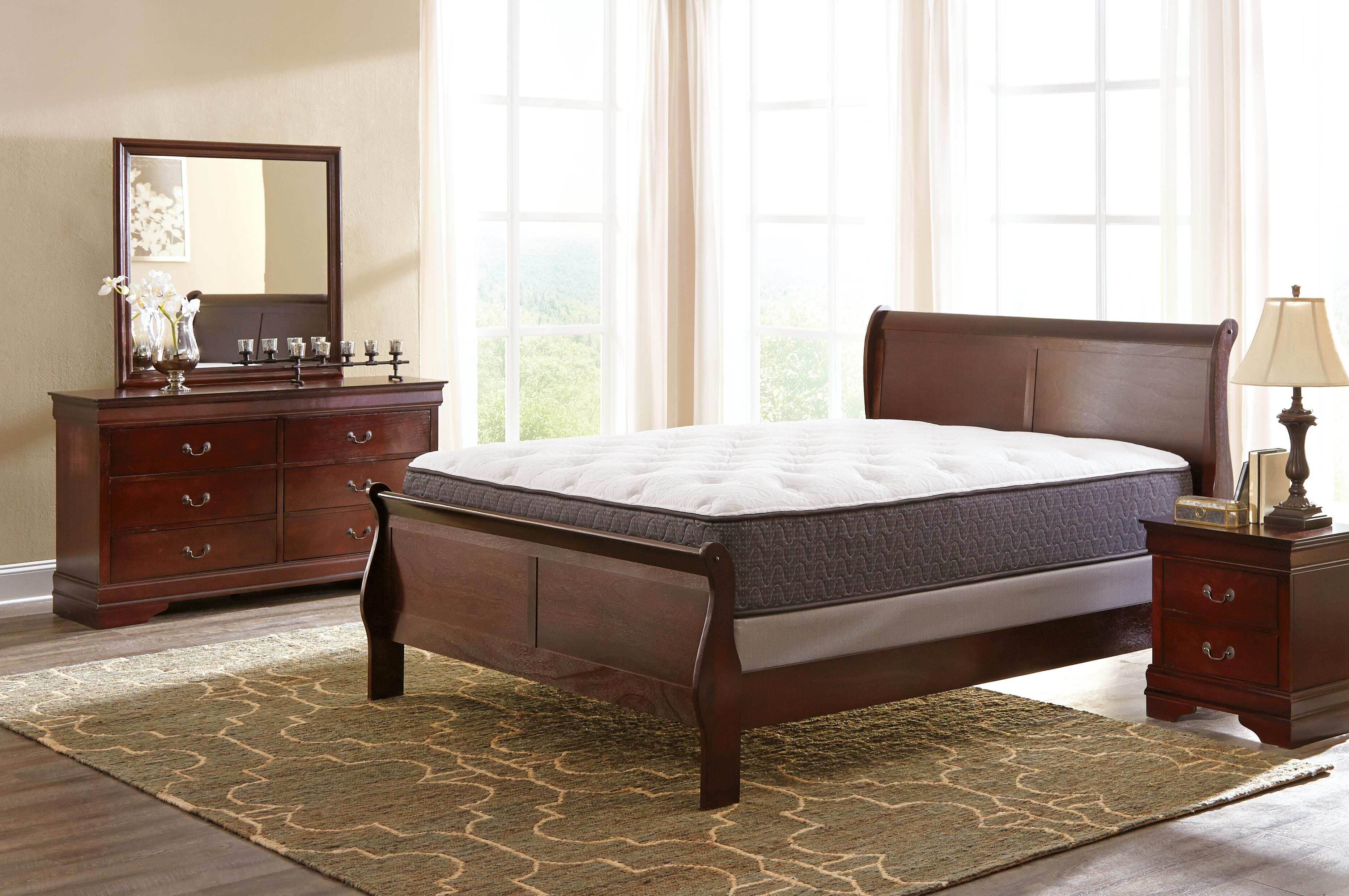 Alisdair Sleigh Bed, Dresser, Mirror and Nightstand