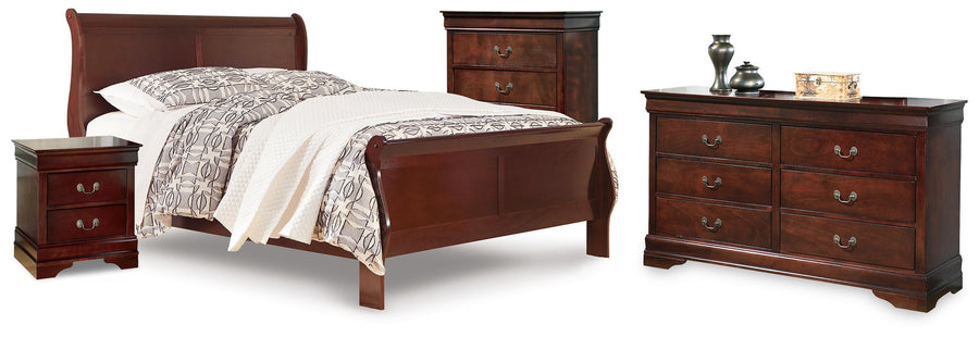 Alisdair Sleigh Bed, Dresser, Chest and Nightstand