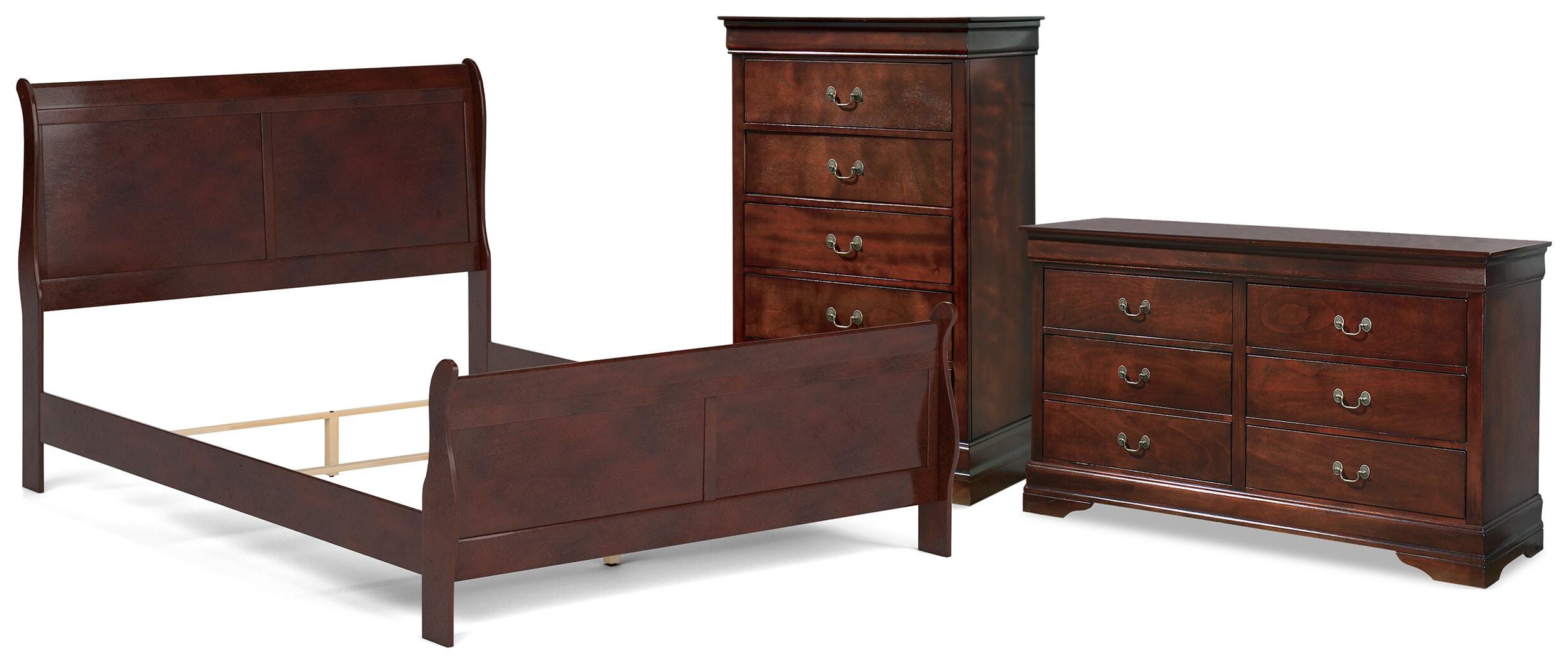 Alisdair Sleigh Bed, Dresser and Chest