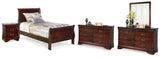 Alisdair Sleigh Bed, 2 Dressers, Mirror and Nightstand