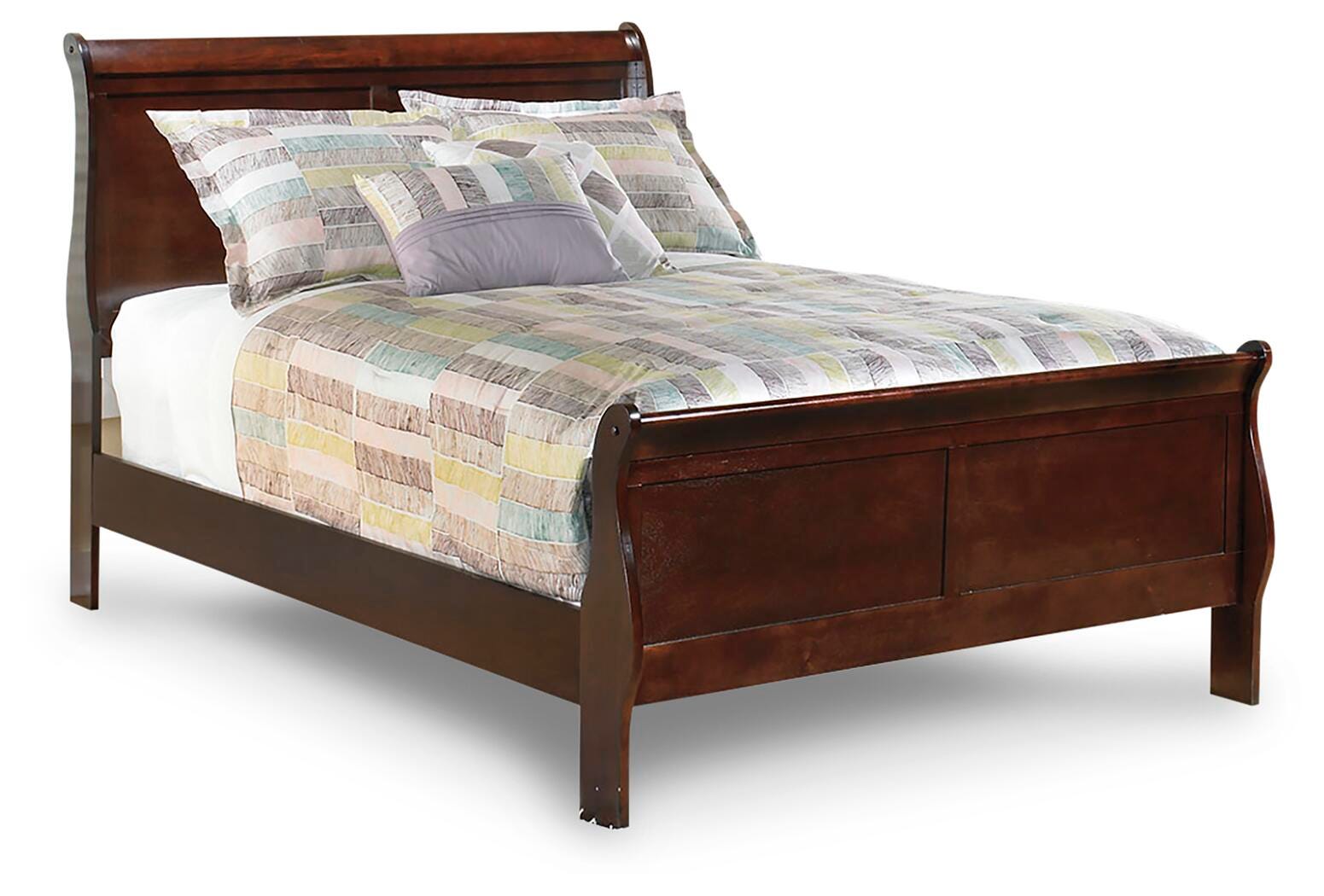 Alisdair Sleigh Bed and Nightstand