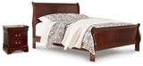 Alisdair Sleigh Bed and Nightstand
