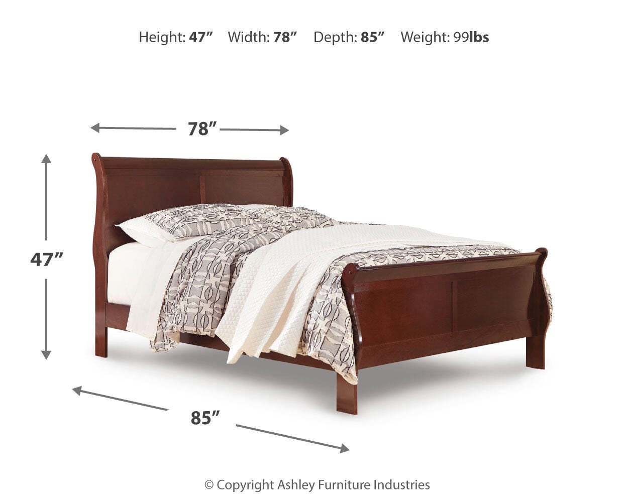 Alisdair Sleigh Bed and Chest