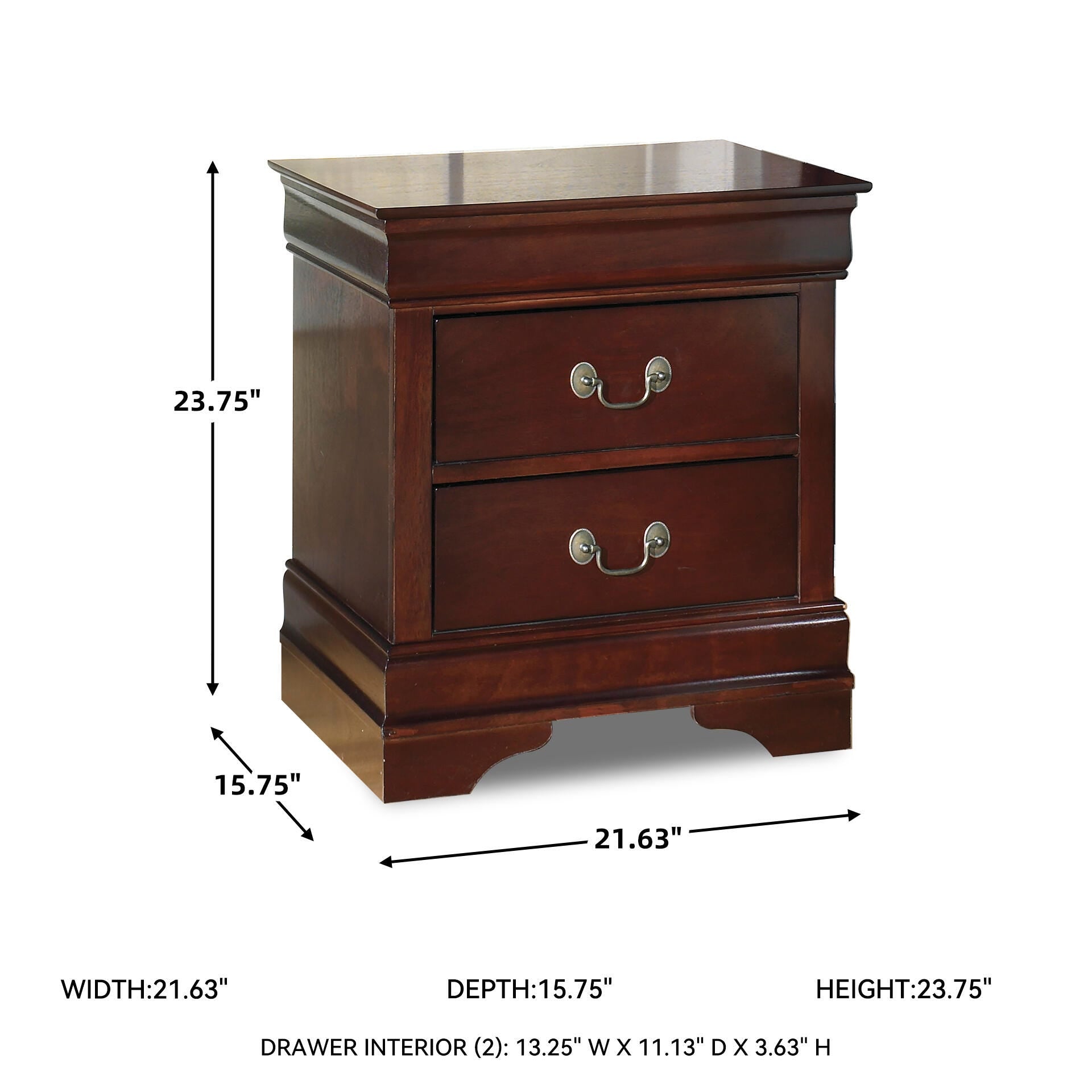 Alisdair Sleigh Bed, Chest and Nightstand
