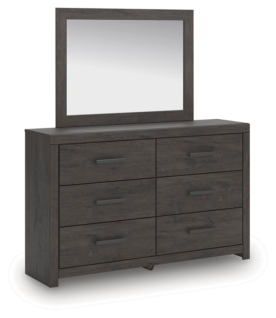 Monterra Panel Bed, Dresser and Mirror