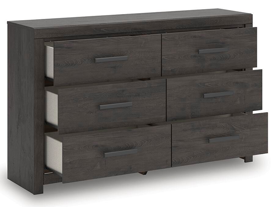 Prendonea Panel Bed, Dresser and Nightstand