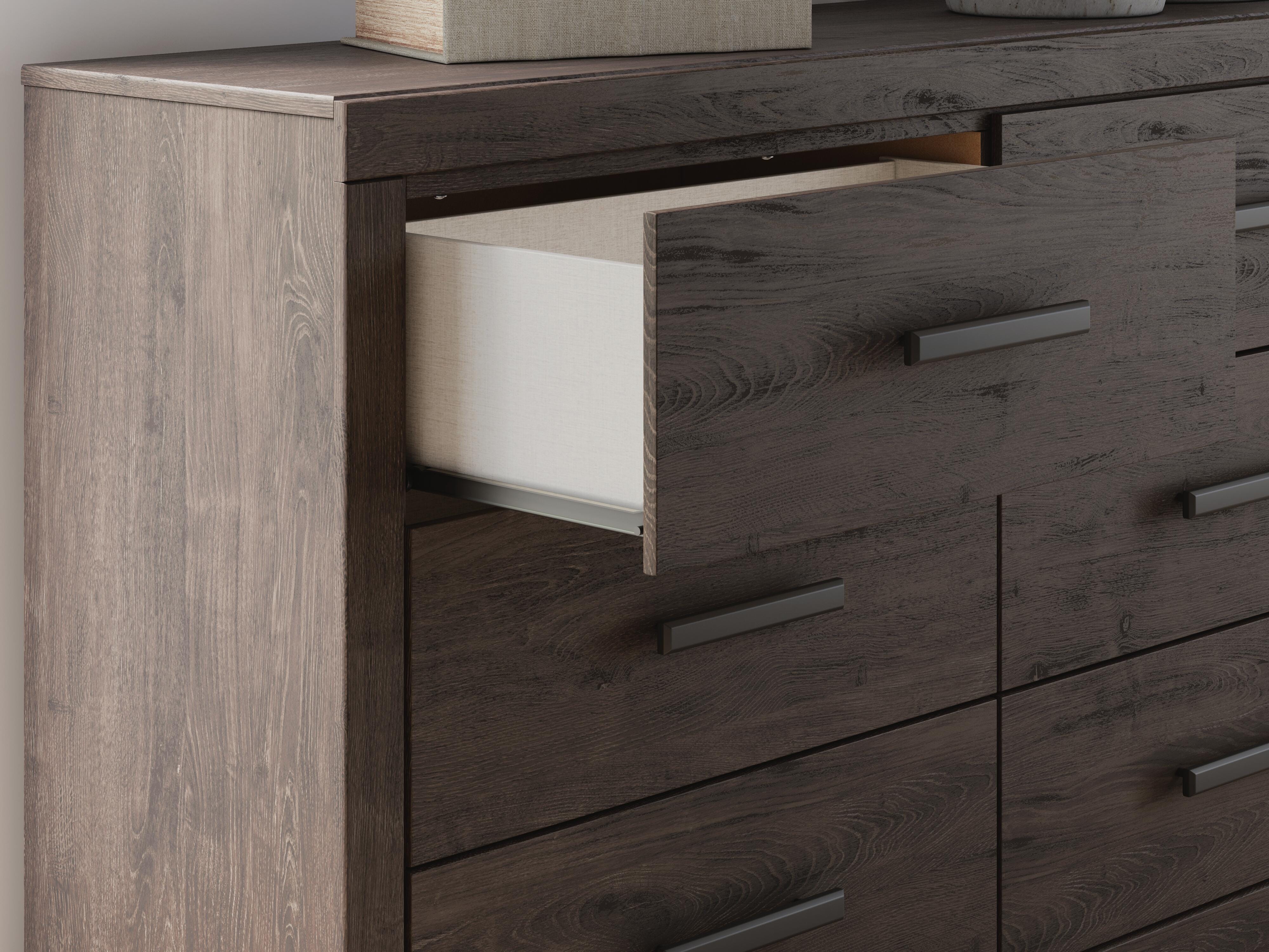 Prendonea Panel Bed, Dresser and Nightstand