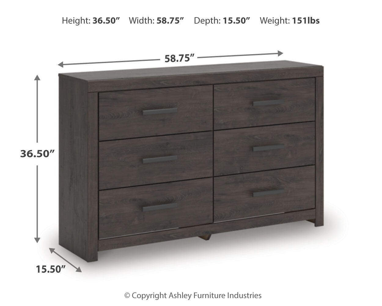 Prendonea Dresser and Nightstand