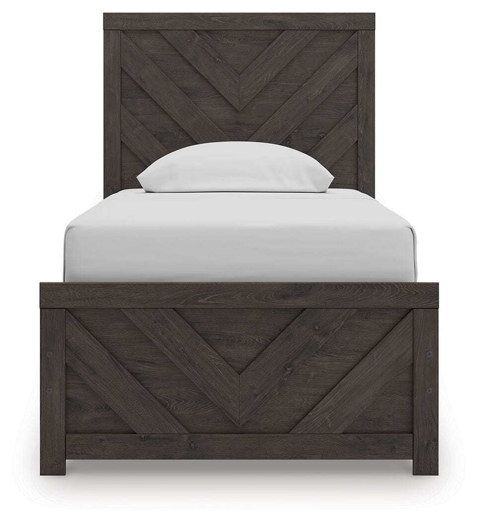 Prendonea Panel Bed, Dresser and Mirror