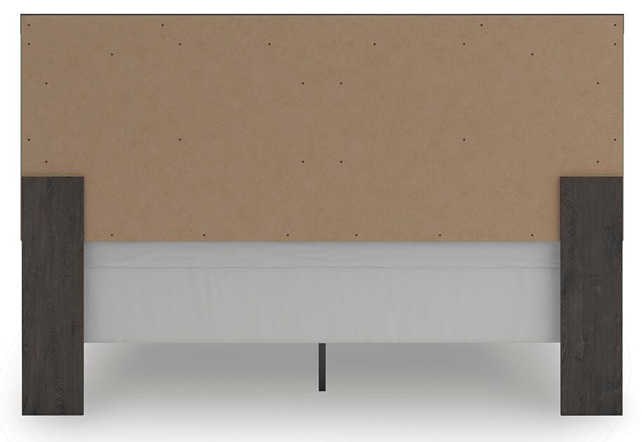 Prendonea Panel Bed and 2 Nightstands