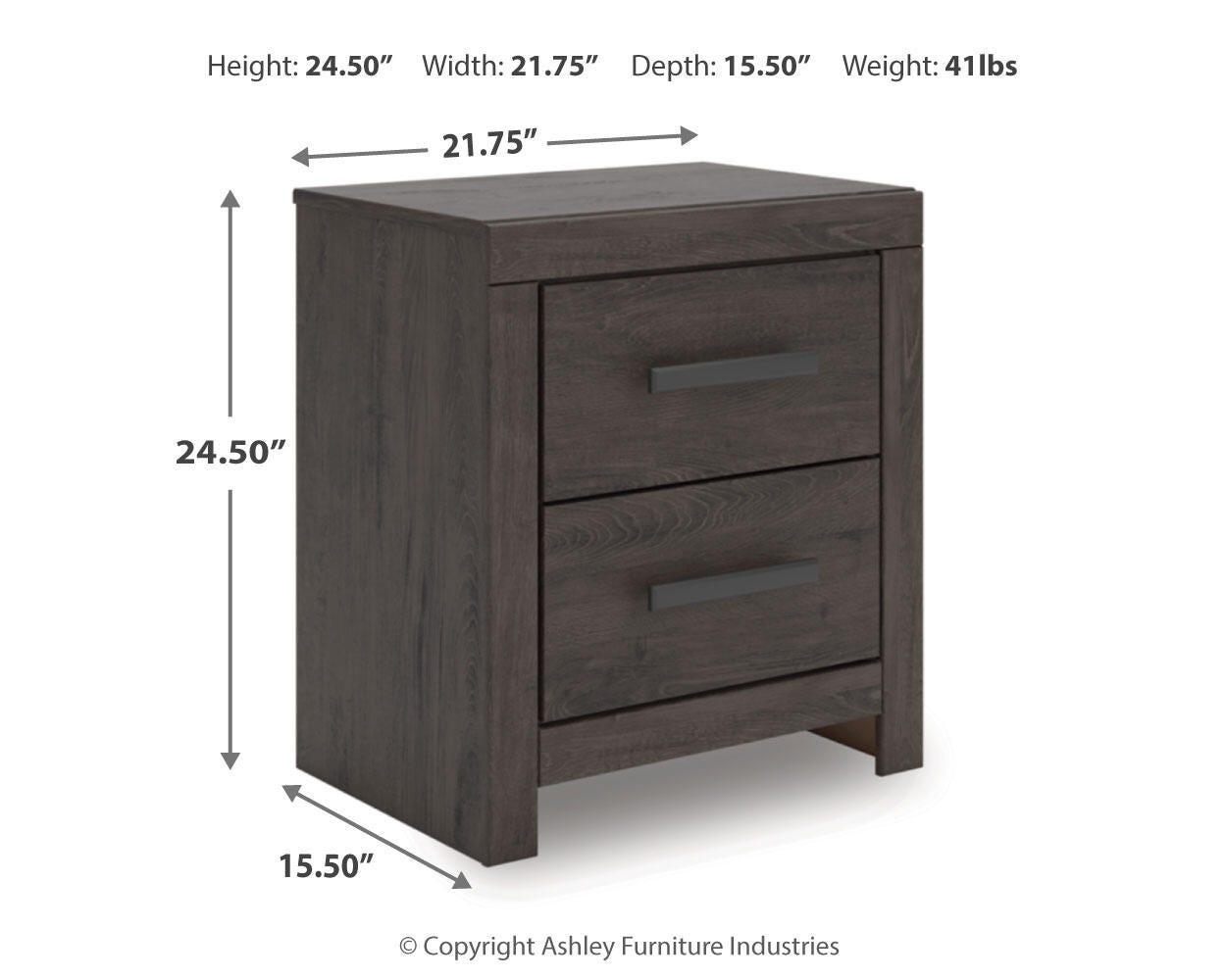 Prendonea Panel Bed, Dresser and 2 Nightstands