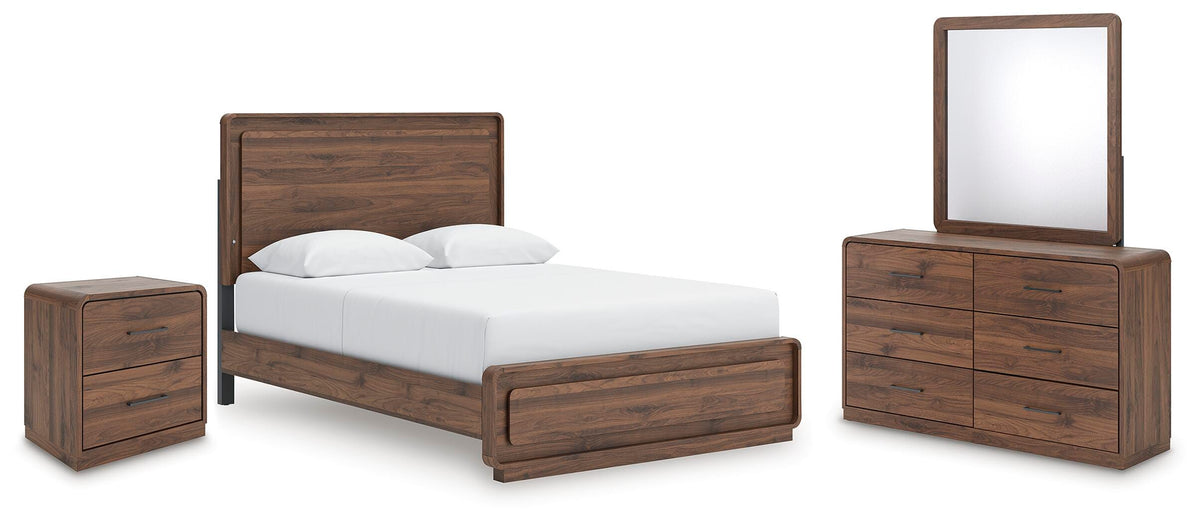 Fortlorn Panel Bed, Dresser, Mirror and Nightstand