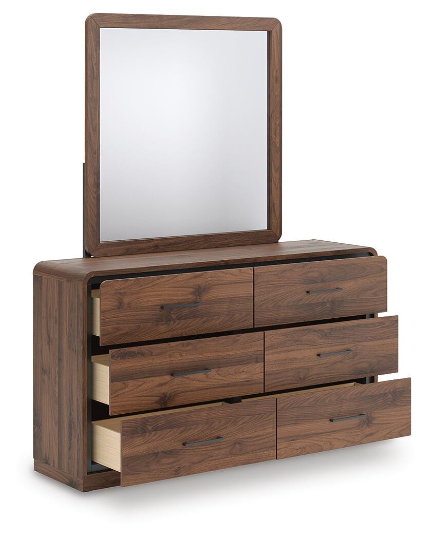 Fortlorn Panel Bed, Dresser and Mirror