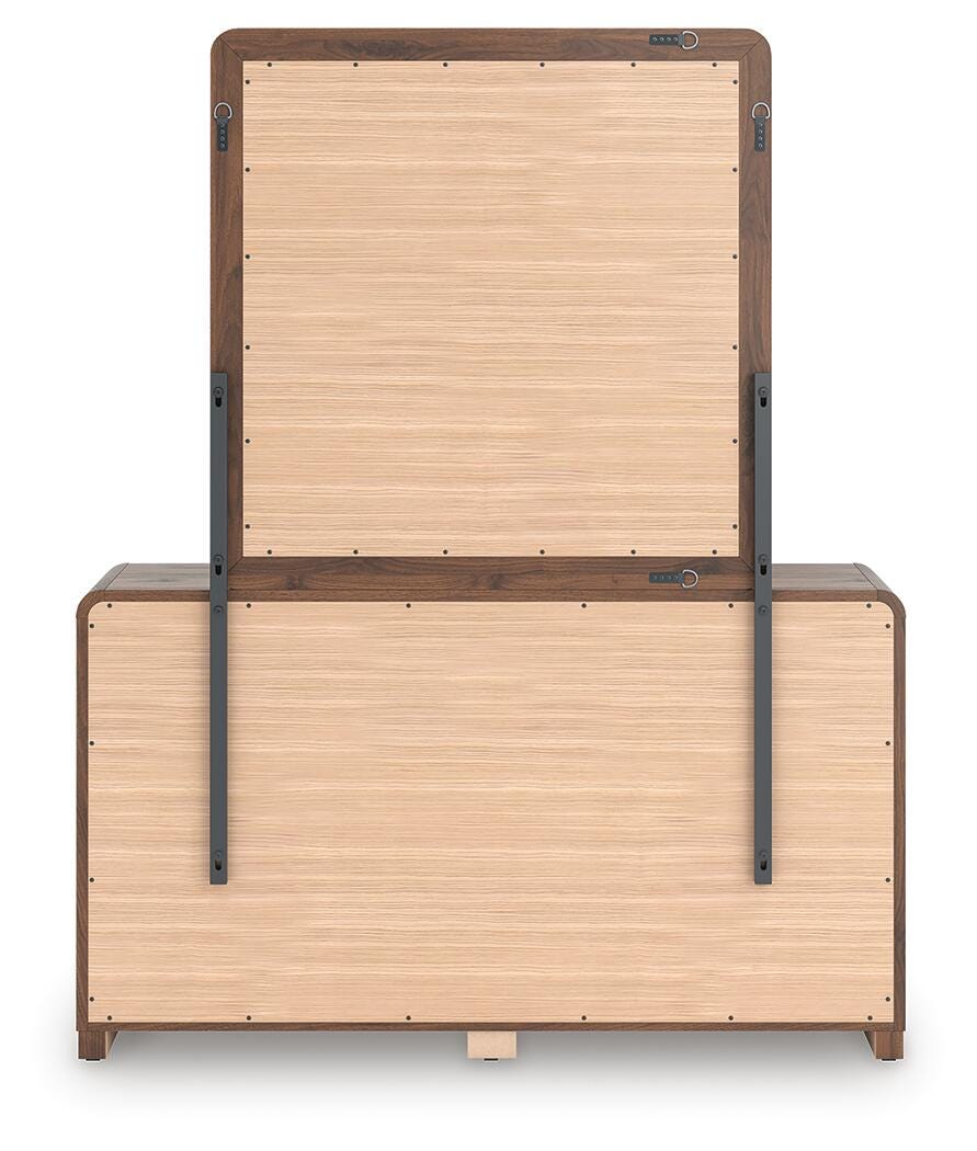 Fortlorn Panel Bed, Dresser and Mirror